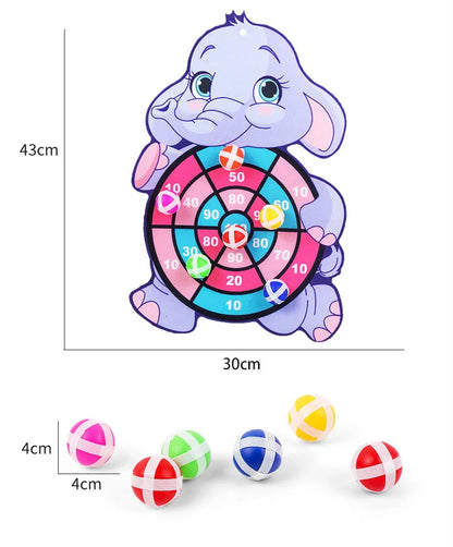 Klisterboll Dartspel Barn – Djurtema Montessori Interaktiv Familjlek CE-märkt 2–4 År C00210 2026