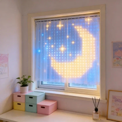 DIY LED-ljusgardin med appstyrning