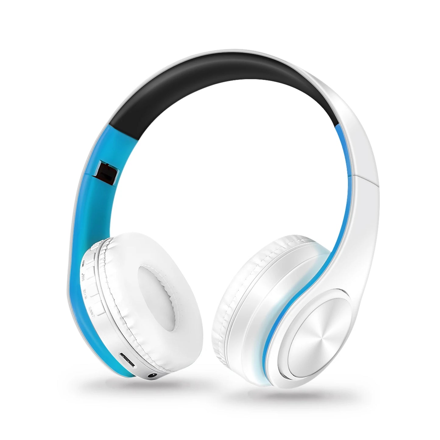 Wireless Bluetooth Headphone HI-FI Stereo Over-ear Earphone Foldable Gaming Music Headset TF Card with Mic Noise Cancelling