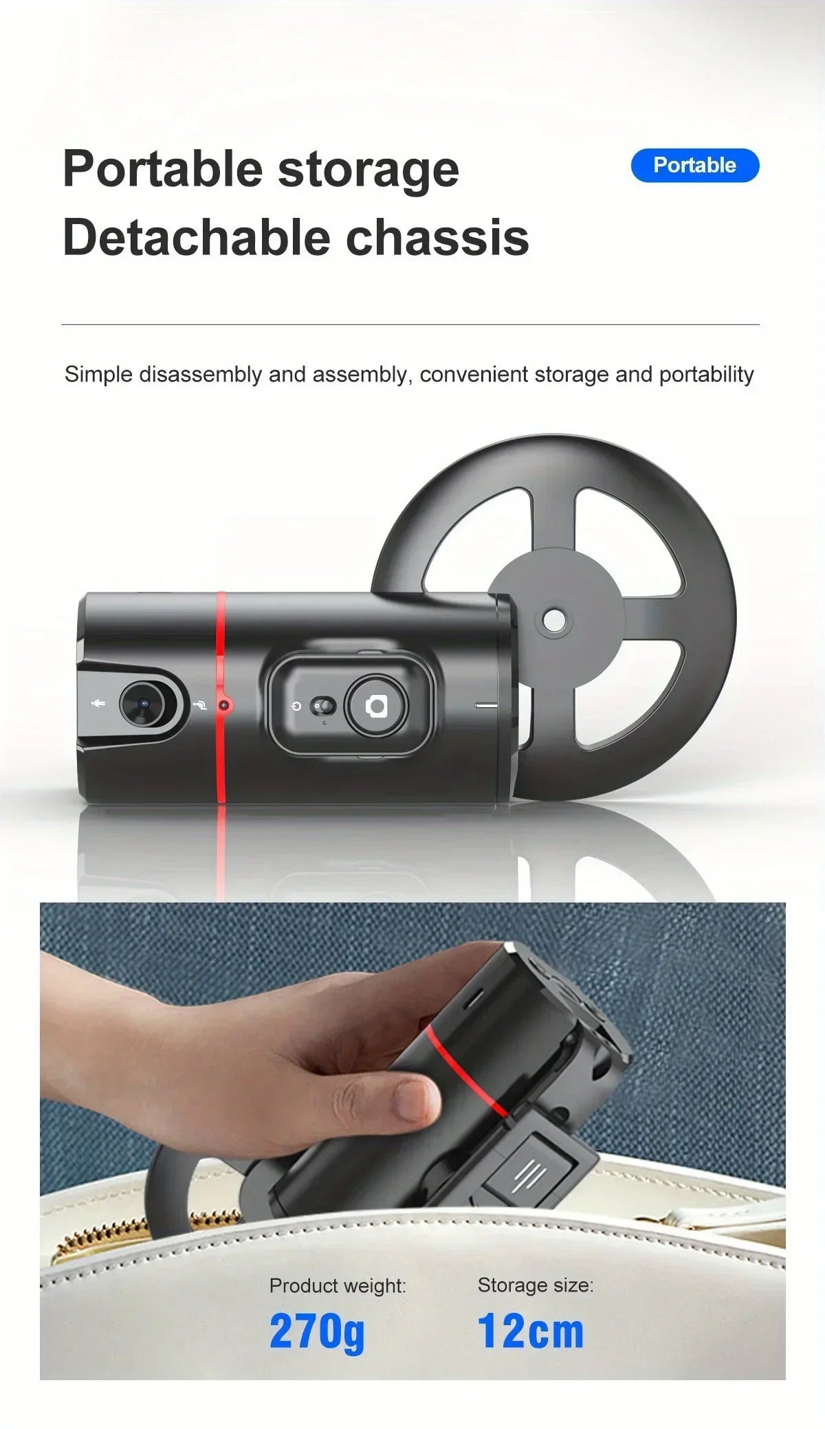 P02 360 ° Rotation Desktop Phone Stand Automatic Face Tracking for iPhone 16 15 Samsung S23 Xiaomi Handheld Gimbal Selfie Stick