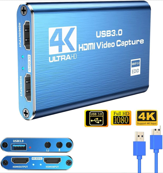 ONEVAN HDMI-capture card USB 3.0 – 1080p/60 och 4K/60 input