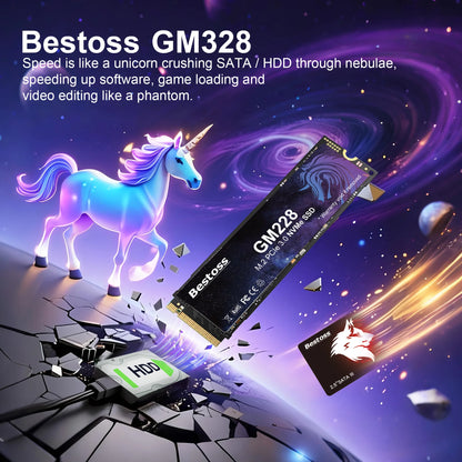 Bestoss PCIe 3.0 NVMe M.2 2280 Interface SSD 128GB 256G 512GB 1TB 2TB Gen3 Solid State Drives for PC Laptop