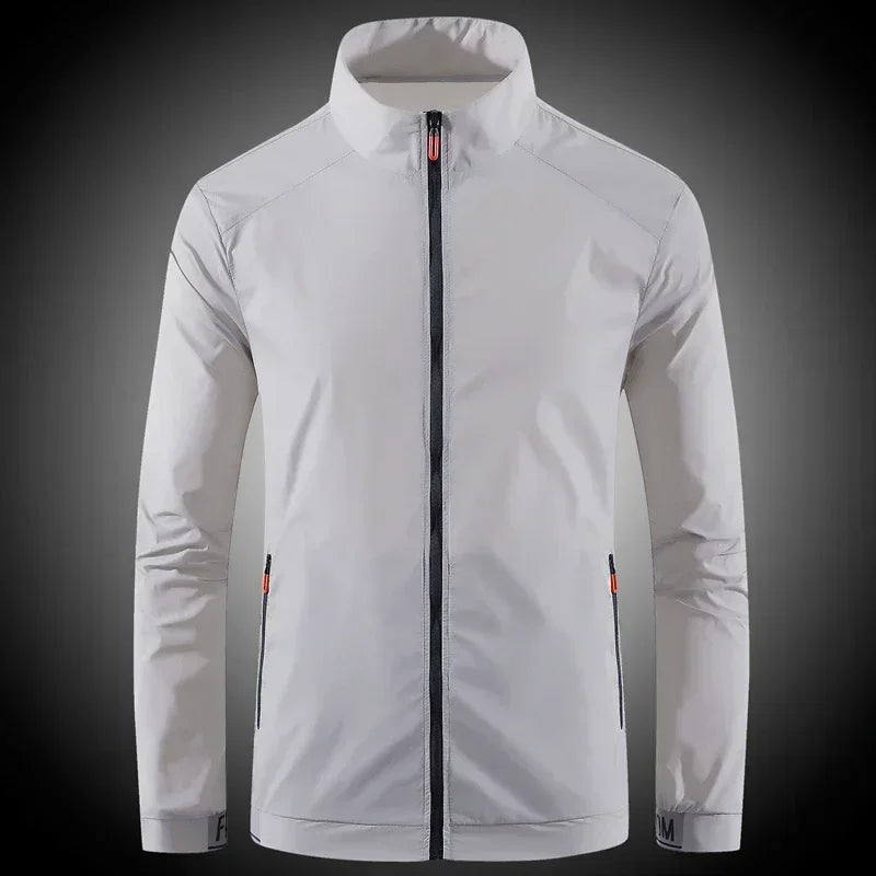 Unisex Lättviktig Friluftsjacka – Vattentät Snabbtorkande Skin Jacket för Vandring, Camping & Fiske, 3 Färger