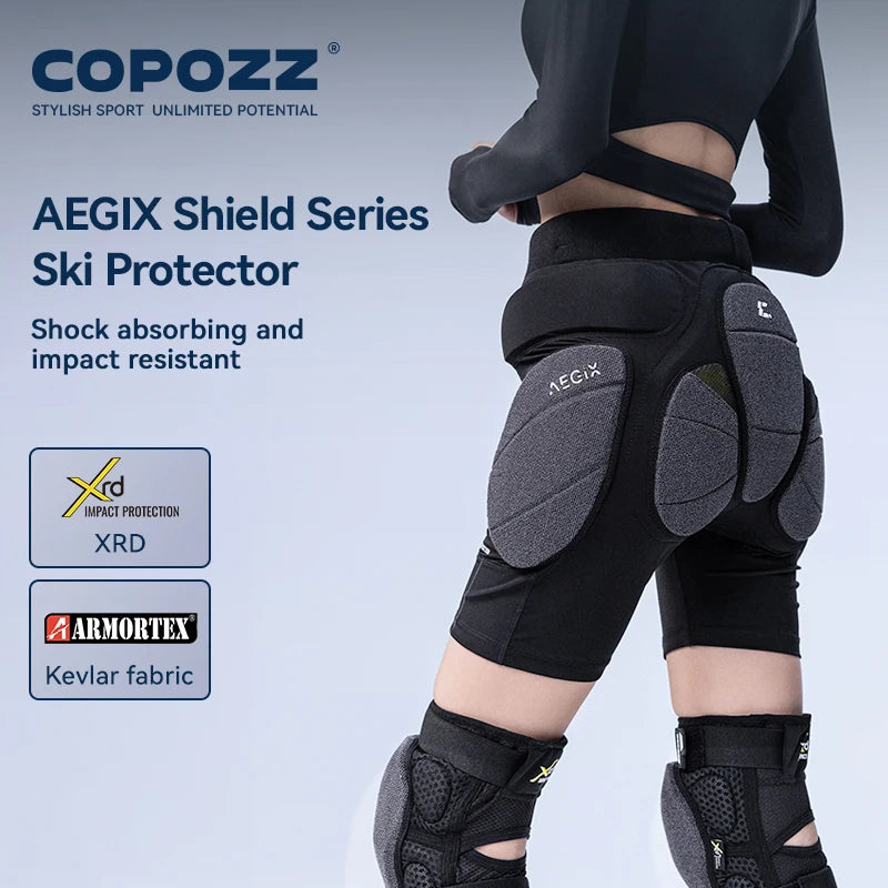 COPOZZ Unisex Skyddsshorts för Sport