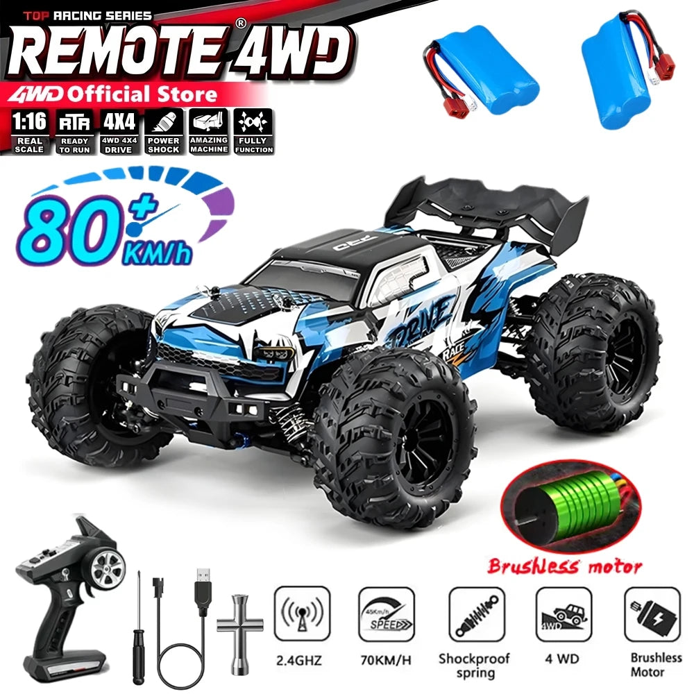 4WD radiostyrd bil i skala 1:16 med 4 kanaler