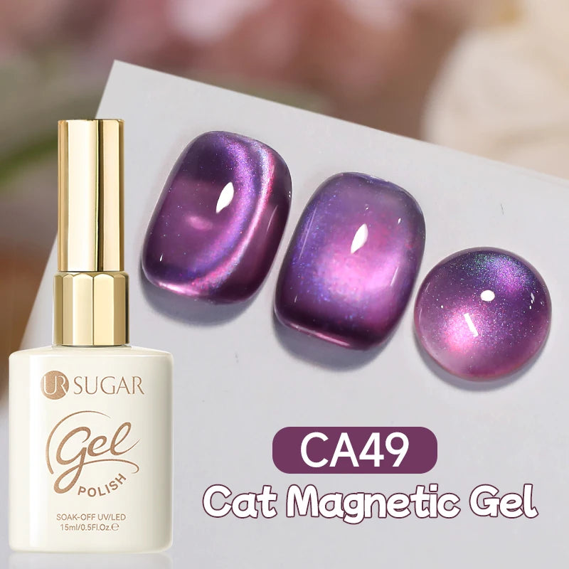 UR SUGAR 15ml Cat Magnetic Gel Nail Polish 30 Colors Semi Permanent Magnetic Gel UV/LED Soak Off Painting Vanrish Design
