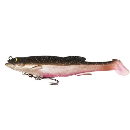 1PC 9cm/9g 12.5cm/21g Zander Pike Fishing Lures Swimbait Paddle Tail Realistic Soft Plastic Lure With Salwater Freshwater Hook