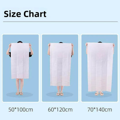 Thickened Large Size Disposable Towel for Face Washing Beauty Salon Foot Bath Towel Soft Absorbent Single Layer Plant Fiber