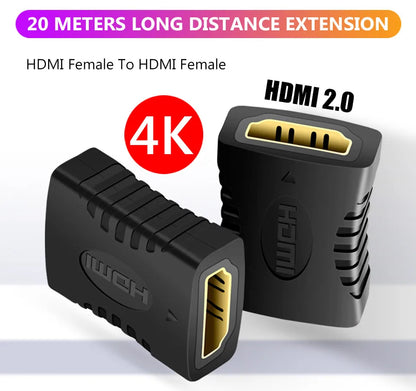 HDMI-förlängningsadapter hona till hona – 4K och 1080p