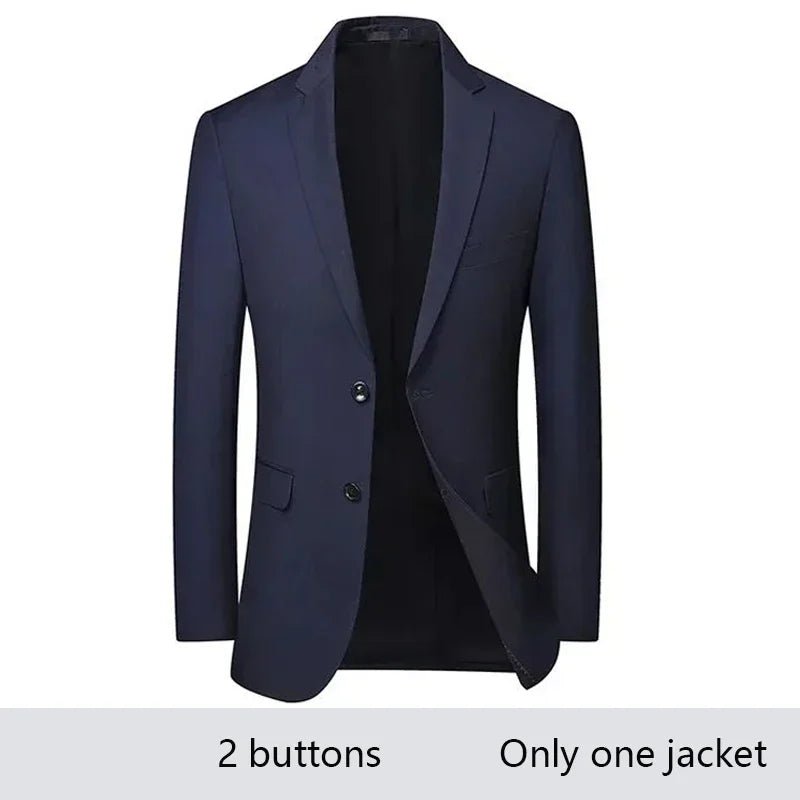 High Quality Men Suits For Wedding 2 Pieces 3 Sets Blazers Stretch Elegant Formal Jackets Vest Pants Full 2025 Tailored Costume