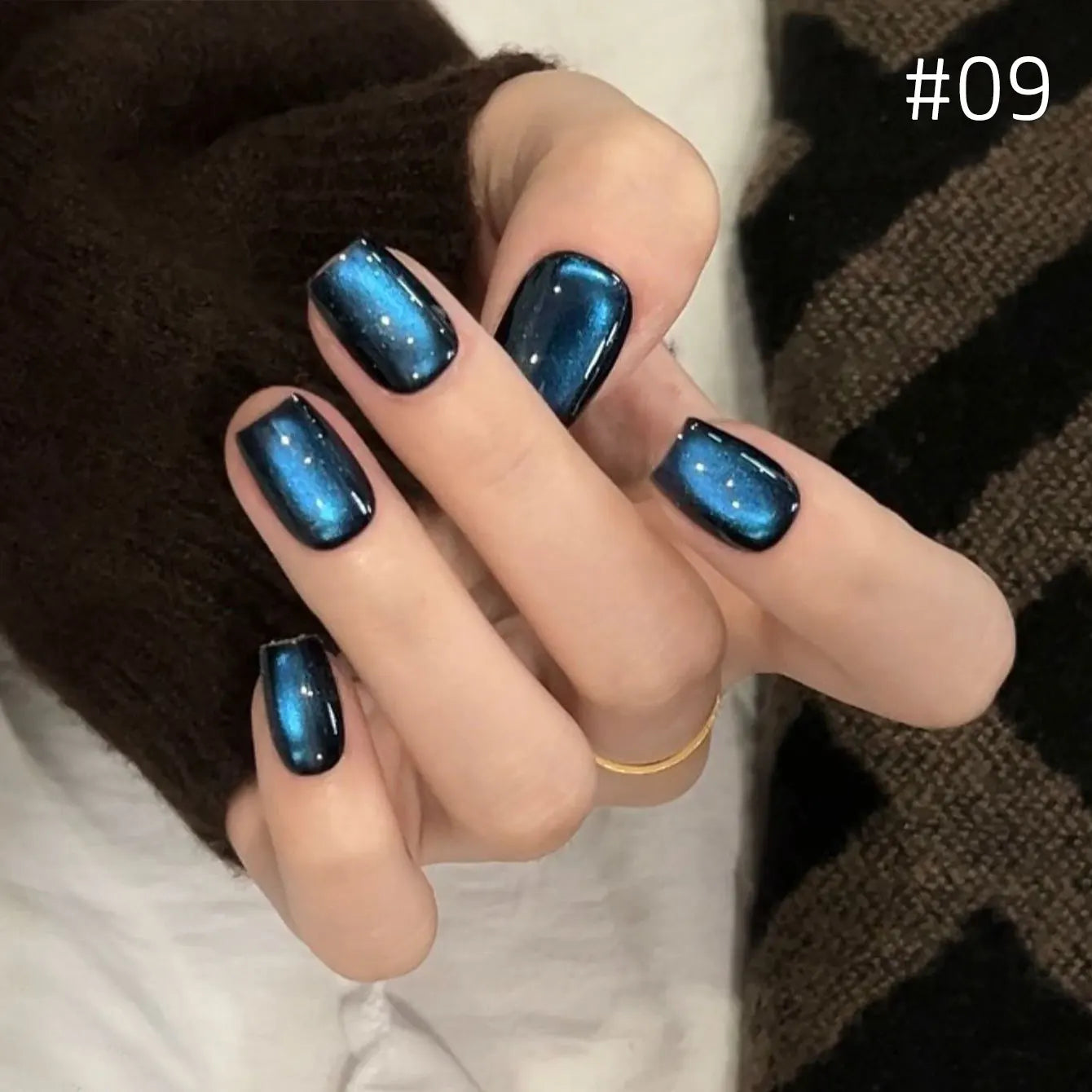 MIANEL Orion Nebula Cat Eye Gel Nail Polish Sparkling Crystal Shimmer Blue Purple Gold 2026 Spring/Summer Unique Special