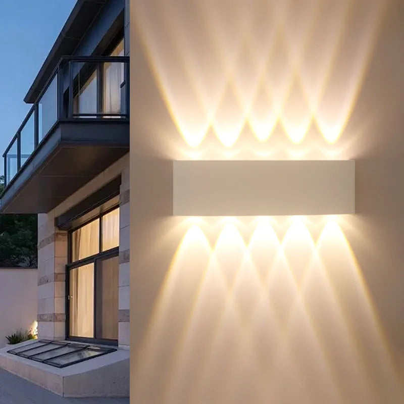 Modern LED Vägglampa In- & Utomhus – Vattentålig, 7 Stilar (B/C/D/F/G/H/I), AC85–265V