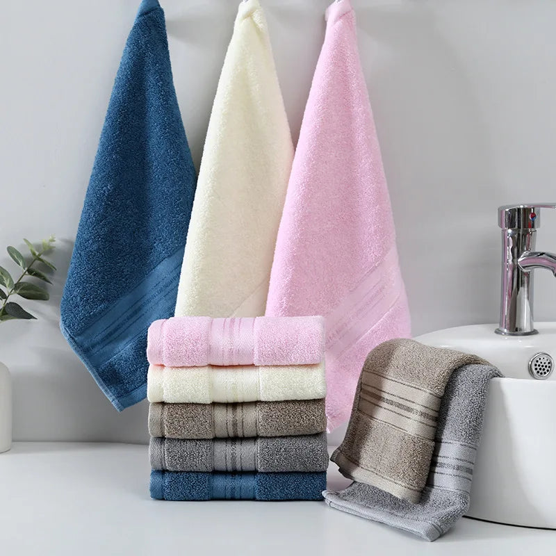 1/2/6pcs Bamboo Fiber Towel Set Luxury Thick Bath Towels & Face Towels for Adults 34x74cm/70x140cm Home Bathroom Accessories