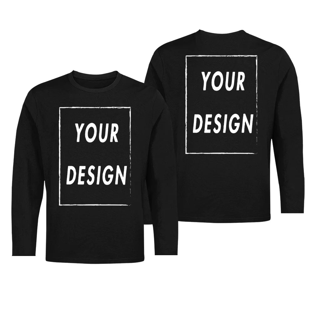 Anpassningsbar T-shirt med Eget Tryck – 100% Bomull Unisex Casual S–XXL (EU)