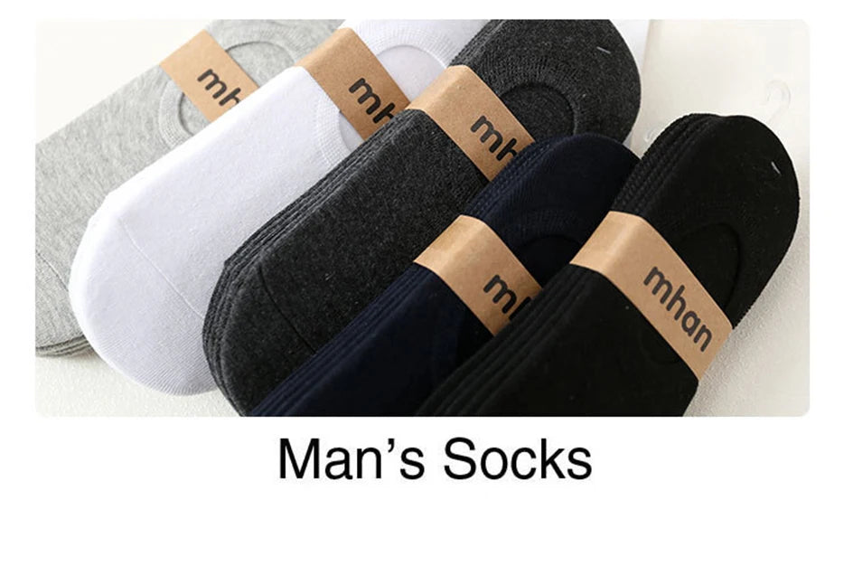 Låga ankelstrumpor dam – 5 par, modell S040, EU 35–40
