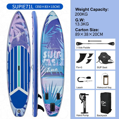 Uppblåsbar SUP-bräda från InnoExpo med halkfri yta – 320–350 cm