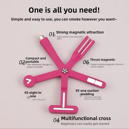 New 8in1 Nail Magnet Multi Functional For Attracting Glass Beads Cat Eye Nail Polish And Gel Polish