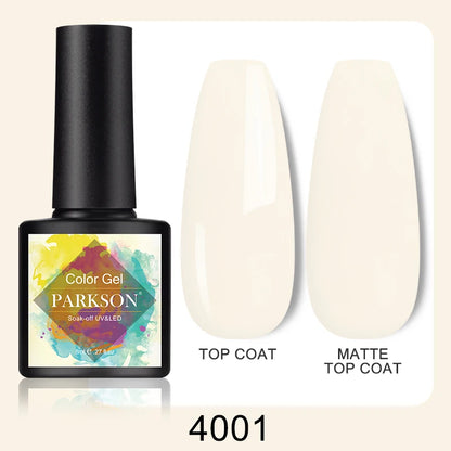 Parkson No Wipe Top Base Coat Nail Gel polish Design Enhancer Varnish Semi Permanent Soak Off UV LED Nail Art Tool
