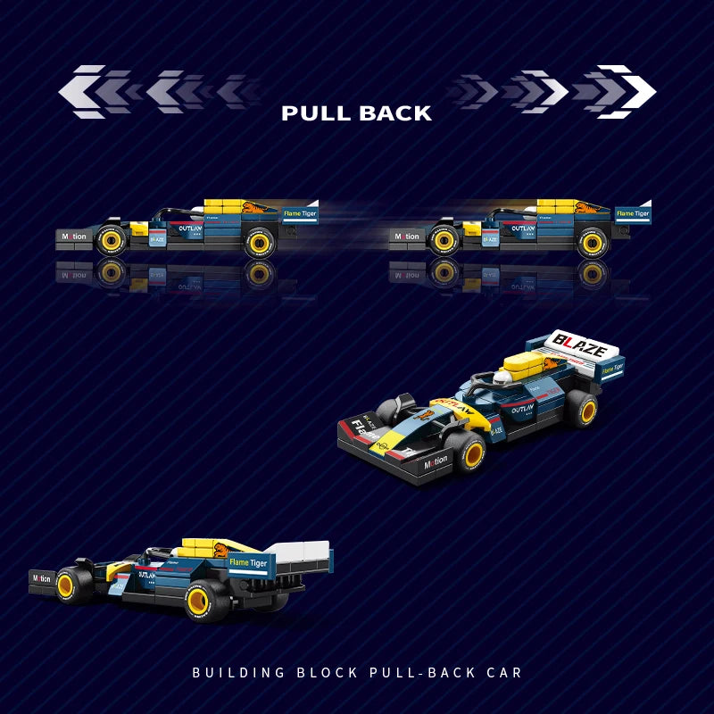 MOC Racerbil Byggklossar – LEGO-kompatibel ABS Rally Supersportbil 12 Modeller CE EN71 Jul Present 14+ år 2026