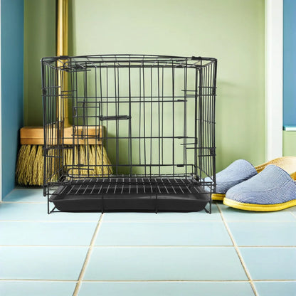 Multipurpose Foldable Pet Cage Metal Wire Dog Travel Crate Cat Kennel Rabbit Playpen Small Animal Carrier Portable Ventilated