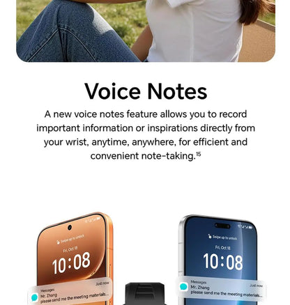 Honor Watch 6 new Smartwatch 1.46" AMOLED Up to 35 days battery life Over 120 training and health modes 5ATM waterproof, IP69 protection, Bluetooth 5.4