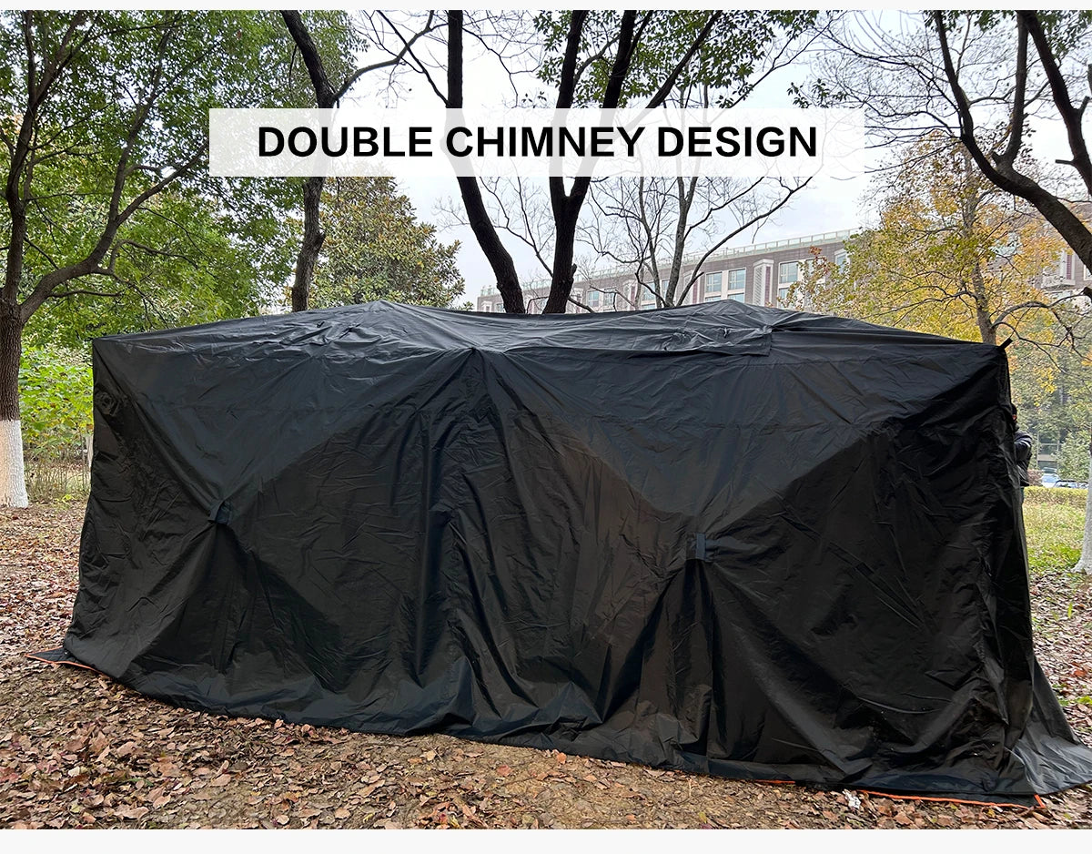 ShineMaster Sauna Tent Mobile Sauna Rooms for Outdoor Hub Sweat Tent with Waterproof Cover Ice Fishing Tent