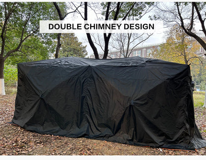 ShineMaster Sauna Tent Mobile Sauna Rooms for Outdoor Hub Sweat Tent with Waterproof Cover Ice Fishing Tent