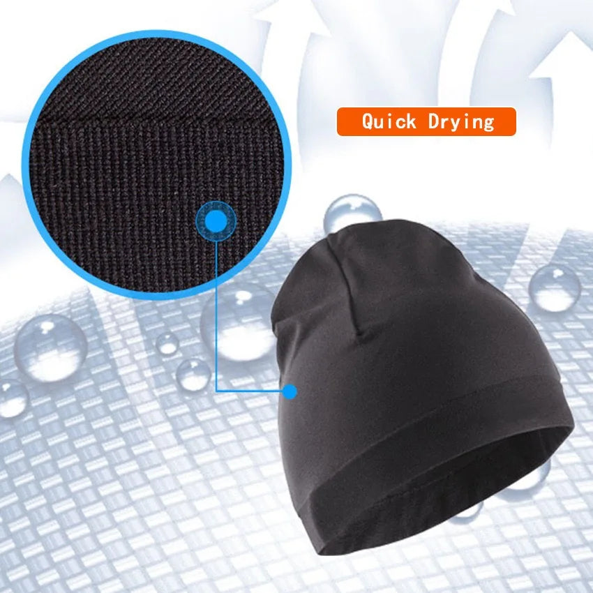 Unisex Outdoor Sports Beanie Hat – Lightweight Stretchable One Size Cap for Men Women, Hiking Running Workout Head Wrap, All Sea