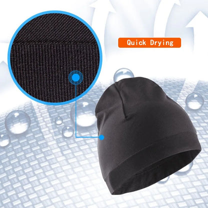 Unisex Outdoor Sports Beanie Hat – Lightweight Stretchable One Size Cap for Men Women, Hiking Running Workout Head Wrap, All Sea