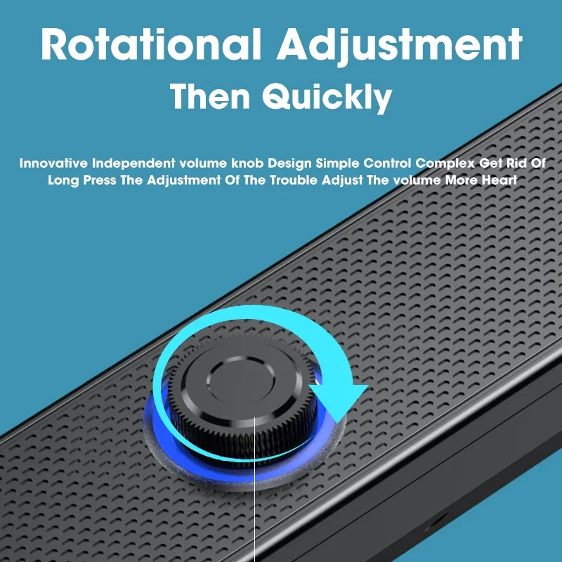 Wired Wireless Bluetooth Speaker Sound Box Bar Soundbar Computer PC TV Laptop Desktop Music Portable Caixa De Som Audio System