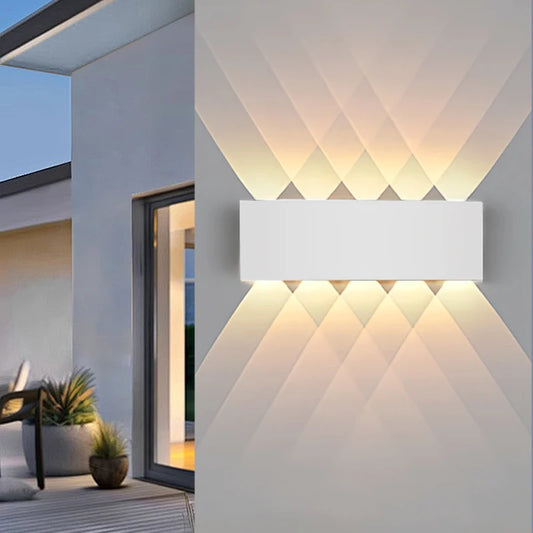 LED Vägglampa IP65 Utomhus & Inomhus – Varmvit/Kallvit, Svart/Vit, 4–10W, AC85–265V
