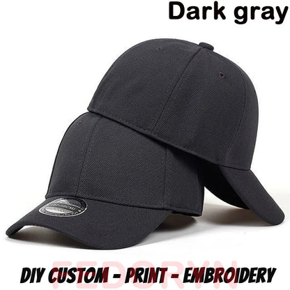 FEDORYN Helsluten Keps Anpassad Brodyr Tryck – 8 Färger Polyester/Bomull Unisex Solskydd Grossist Dropshipping Profilkläder