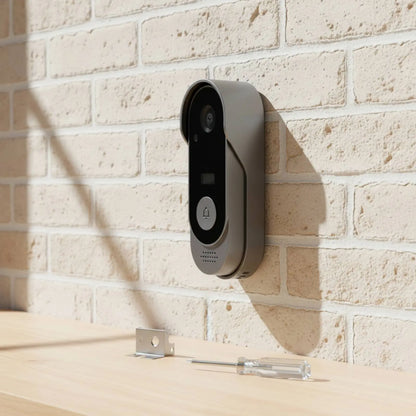 Smart Visuell Dörrkamera – WiFi, 640P, Tvåvägsljud, Rörelsedetektering, IR, Batteridriven