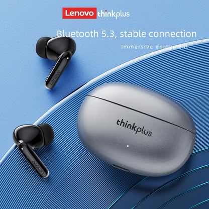 Lenovo GM2 PRO XT88 True Wireless Earbuds – Bluetooth 5.3 Dubbel Mikrofon Touch 4h Speltid Svettskyddad HiFi Bass CE/FCC Vit Svart