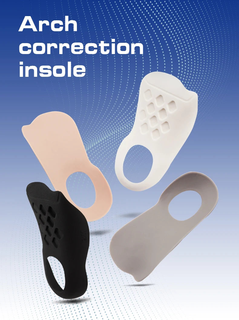 1Pair Flat foot O-shaped leg insoles (for shoes) Corrective arch support Plantar Fasciitis Relief men's and women's insoles