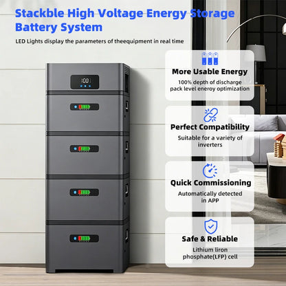 EASUN Balkong Solenergi & Hembackup – 1600W/2400W, LFP-batteri 2,4–2,88kWh, Stapelbar till 14,4kWh, >6000 Cykler, 5års Garanti, IP65, WiFi, EU-lager (Polen)