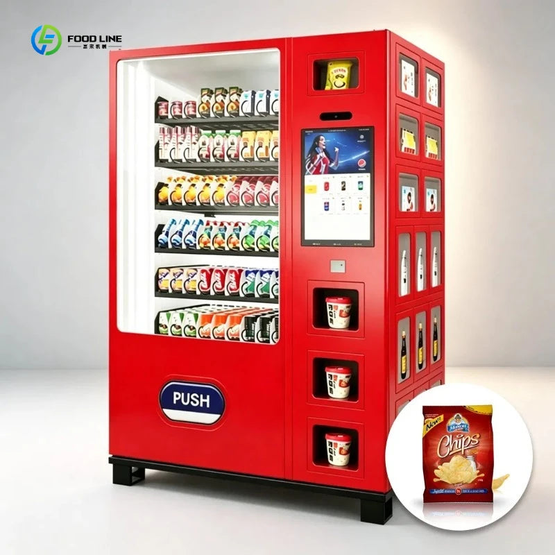 Smart kylmaskin för drycker och snacks