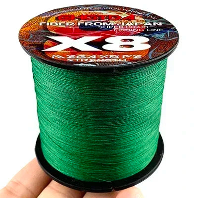 GHOTDA X8 Braided Lure Fishing Lines for JIG Pesca Carp Multifilament Fly Wire PE Line Saltwater 100M 300M 8kg-35kg Strong Cord