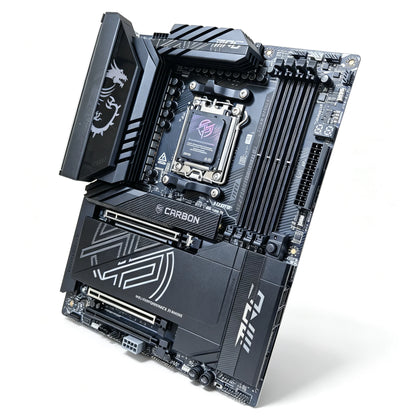 MSI MPG X870E CARBON WIFI Motherboard AMD X870E Socket AM5 DDR5 256GB 4xM.2 support Ryzen 9 7950 Ryzen 7 7700 Ryzen 5 7600 cpu