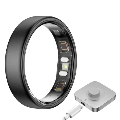 R21 Smart Ring Men Women Ultra-thin 5ATM Waterproof Sport Fitness Tracking AI Health Analysis Heart Rate Blood Oxygen Monioring
