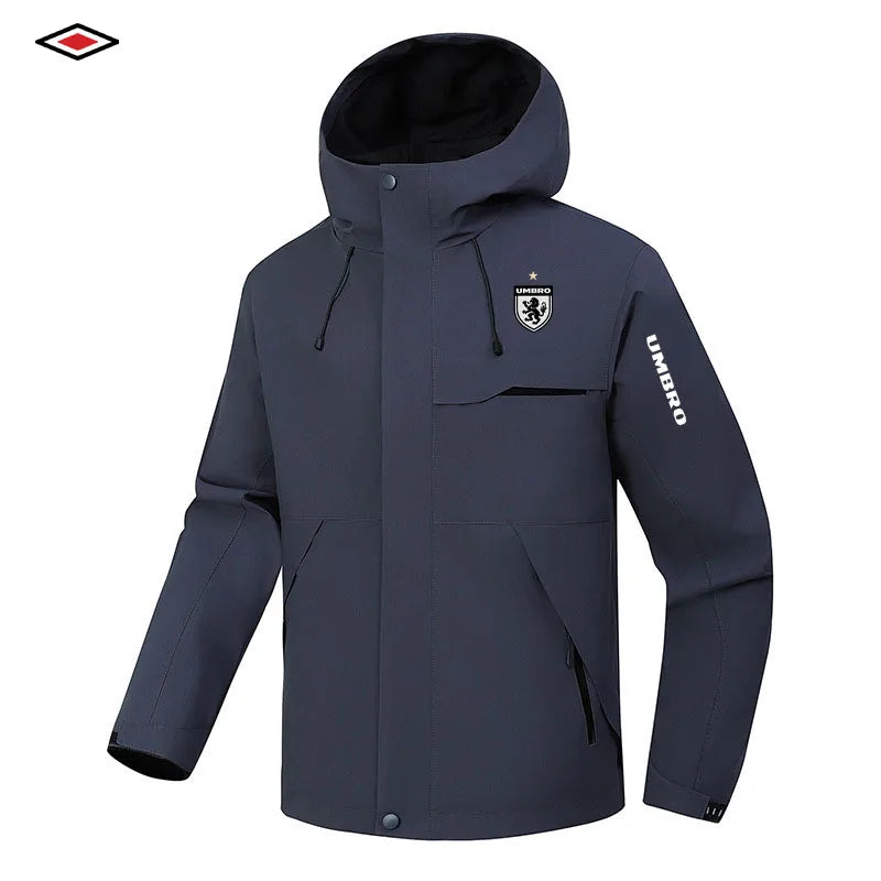 Umbro Hernjacka med Huva – Vindtät & Vattentålig, Alla Årstider, XS–4XL