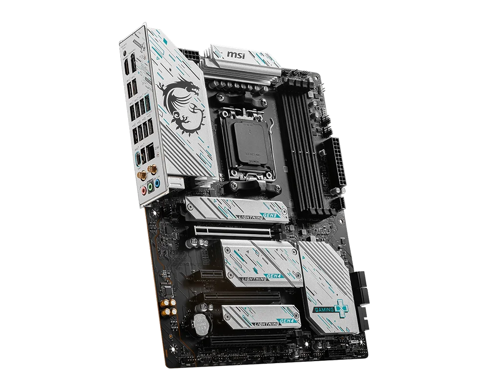 MSI X670E GAMING PLUS WIFI AMD X670 Motherboard AM5 CPU Support Ryzen 9 9950X 9900X 7 9800X3D 7 7800X3D DDR5 2.5Gbps LAN ATX PC