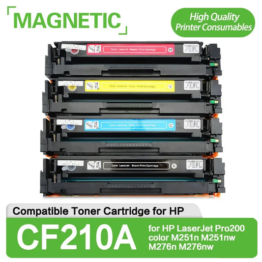 Kompatibel tonerkassett CF210A CF211A CF212A CF213A 131A för HP LaserJet Pro 200 Color M251n M251nw M276n M276nw