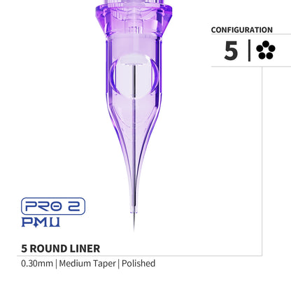 Mast Pro2 PMU Tattoo Cartridges Needles RL/RS/RLT Types Permanent Makeup Needle for Tattoo Machine Tattoo Cartridge Accessories