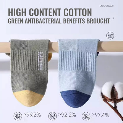MiiOW Herr Ankelstrumpor 100% Bomull – 6- eller 12-pack, Deodorant, Antibakteriell, Hälskydd