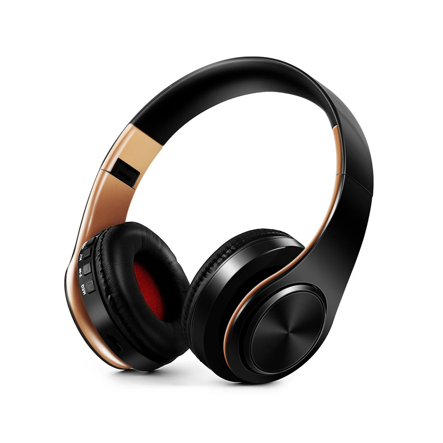 Wireless Bluetooth Headphone HI-FI Stereo Over-ear Earphone Foldable Gaming Music Headset TF Card with Mic Noise Cancelling