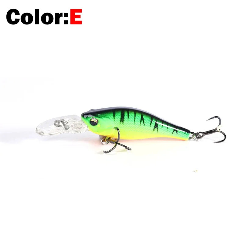 OUTKIT New 1Pcs Sinking Slowly Minnow Fishing Lure 5cm 3.9g Lifelike Swing Small Fish Deep Diving Hard Lures Japan Winter Baits