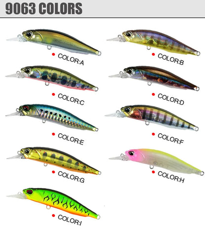 Minnow Fishing Lure Wobbler Rozante 77SP Long Cast Hover Swaying Lure Jerkbait Artificial Bait Culter 77mm/63mm Alburnus Bait