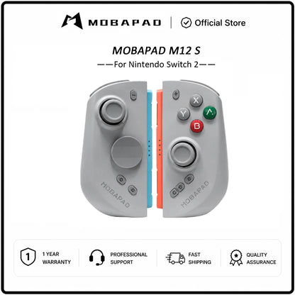 MOBAPAD M12 HD / M12 S Joypad for Nintendo Switch 2 with TMR Joystick HD Vibration Mechanical Buttons Remap Macro Gamepad
