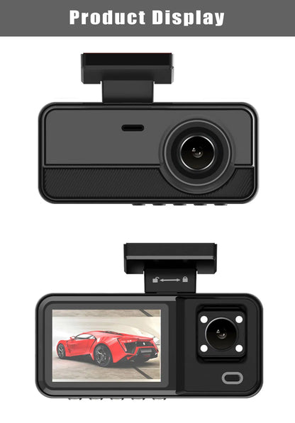 WIFI 3 Camera Dash Cam Cabin Car Dvr 1080P Interior Vehicle Three Way Channel Dvrs Recorder Video Registrator Dashcam Camcorder